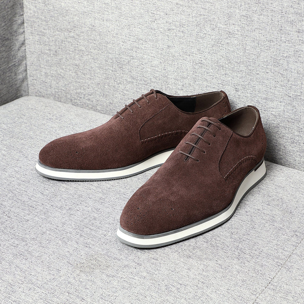British Style Suit Business Formal Wear Leather Shoes