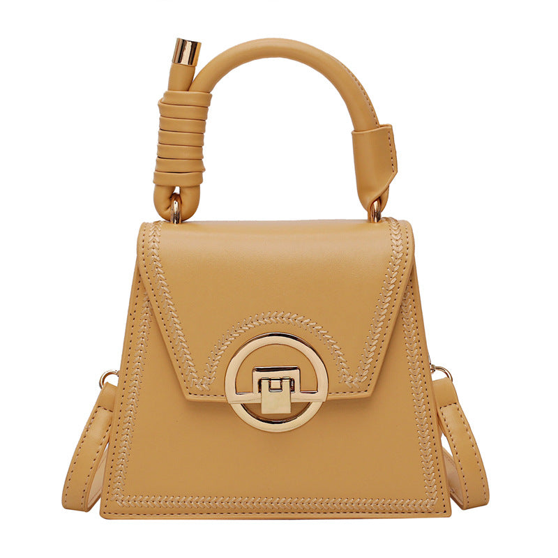 Lock crossbody small square bag