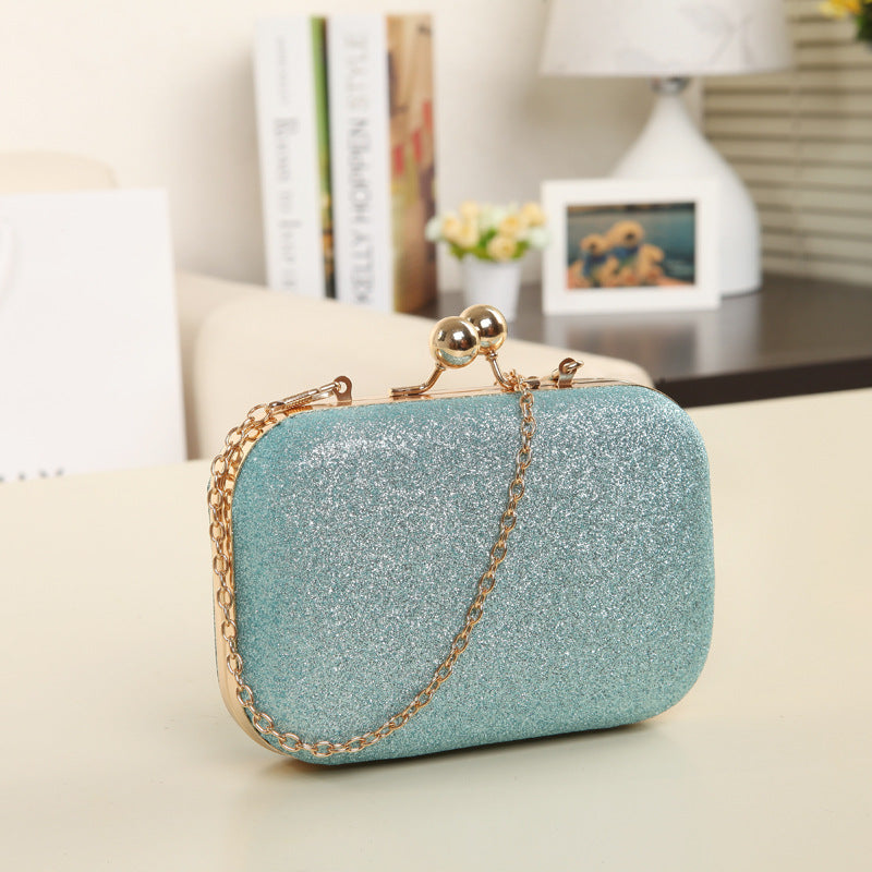 New style dinner bag Korean fashion chain clip bag