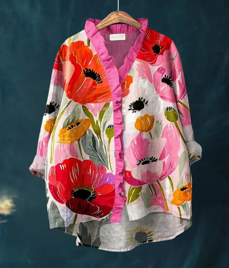 Loose Printed Casual Plus Size Women's Clothing T-shirt