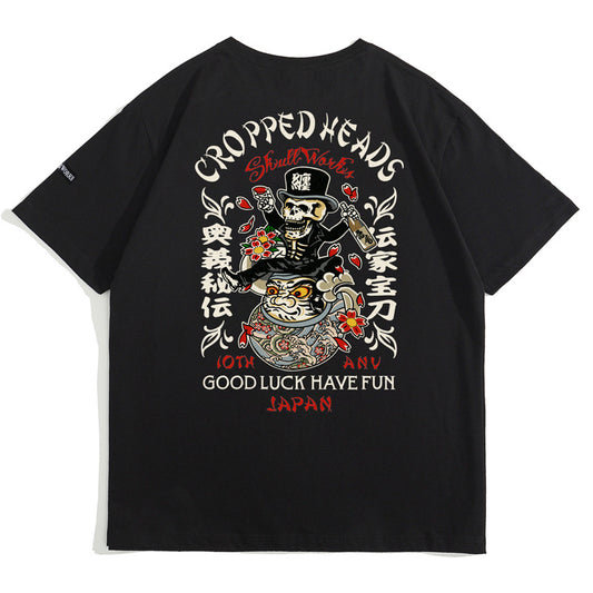 Men And Women Couple Short Sleeve TEE Cotton