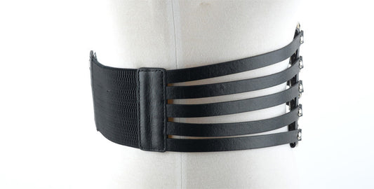 Punk personality rivet girdle