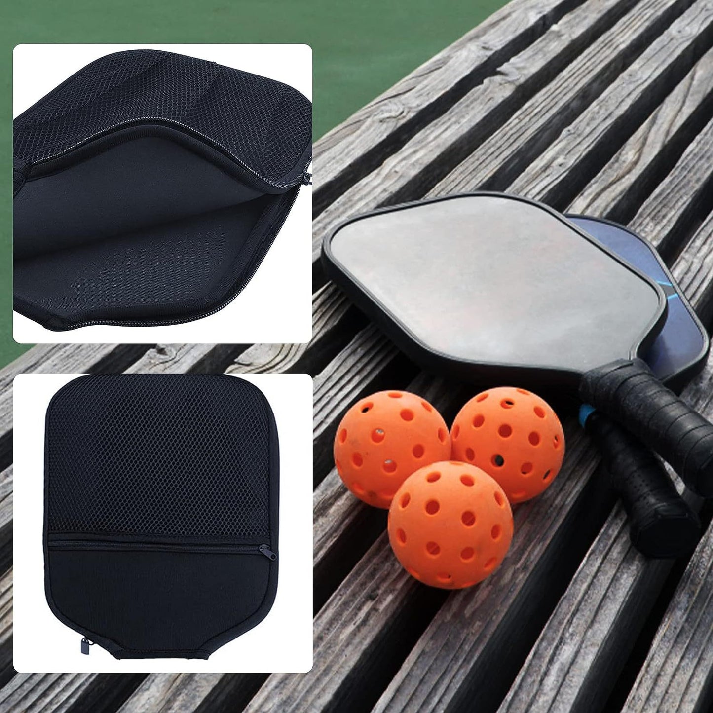 With Lanyard Net Pocket Pick Ball Bag Sets Lu Ding Rubber Material Suitable For Outdoor Activities