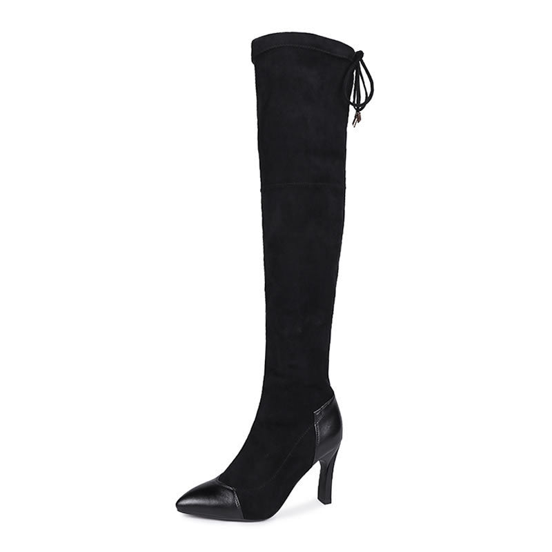 Autumn And Winter Women's Shoes Korean Style Over-the-knee Women's Boots
