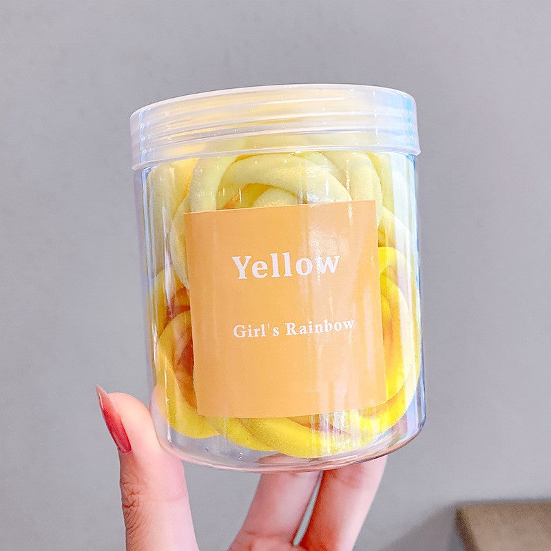 Color Band Towel Ring Canned Highly Elastic Hair Rope