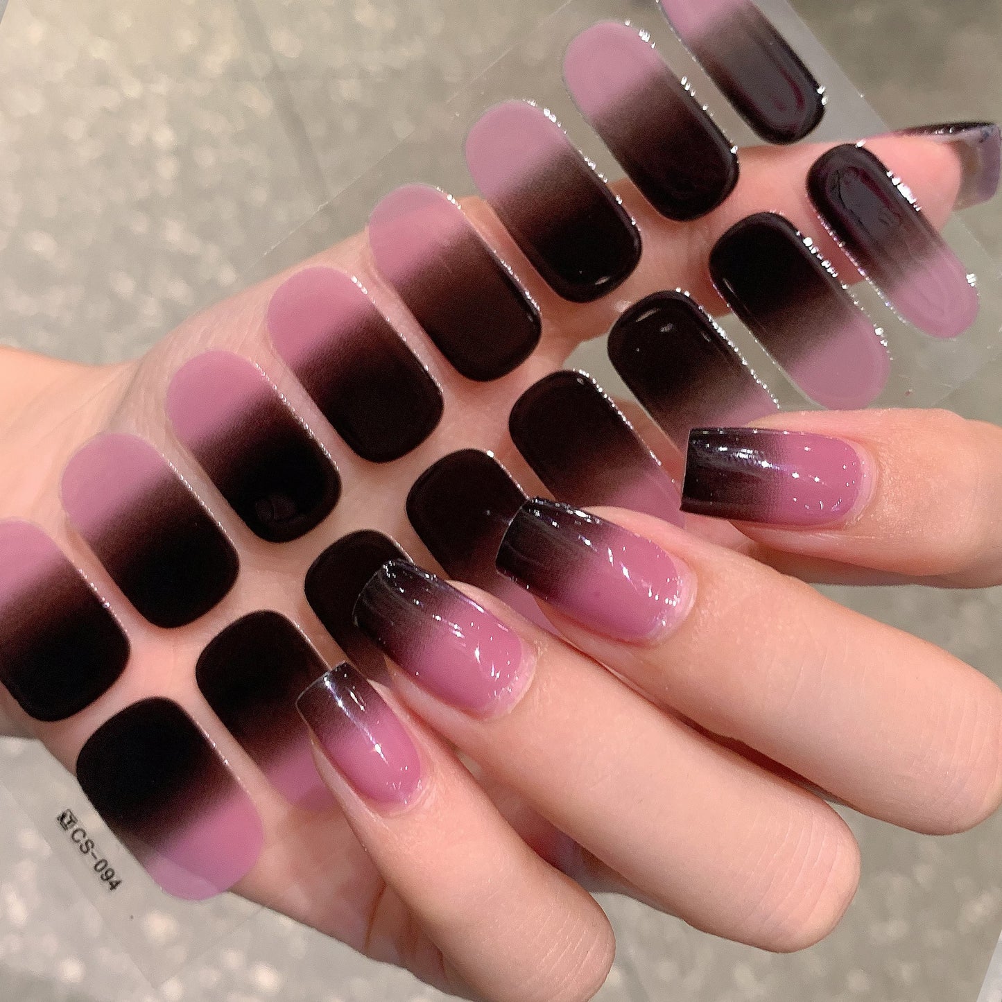 Gradient Color Nail Sticker Spring And Summer Comely Finger