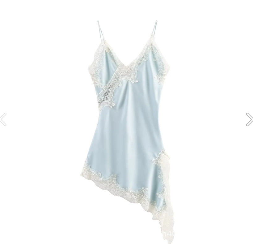 Fashionable, Chic, Sexy Lace Asymmetrical Dress