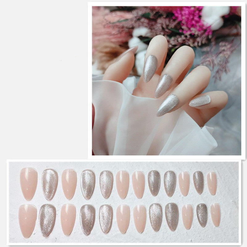 Fashion Net Red Cat Eye Jump Color Nail Art