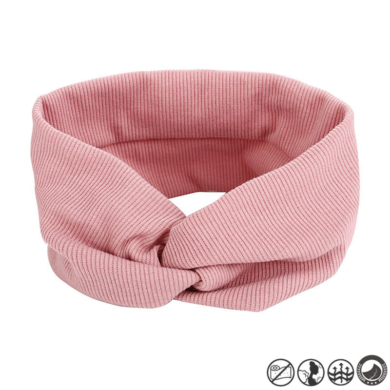 Thread cotton cross yoga headband sports elastic headband