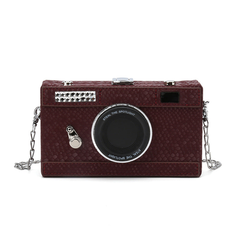 Women's New Stylish Single Shoulder Bag With Personality Chain