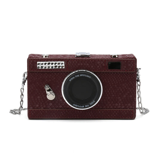 Women's New Stylish Single Shoulder Bag With Personality Chain