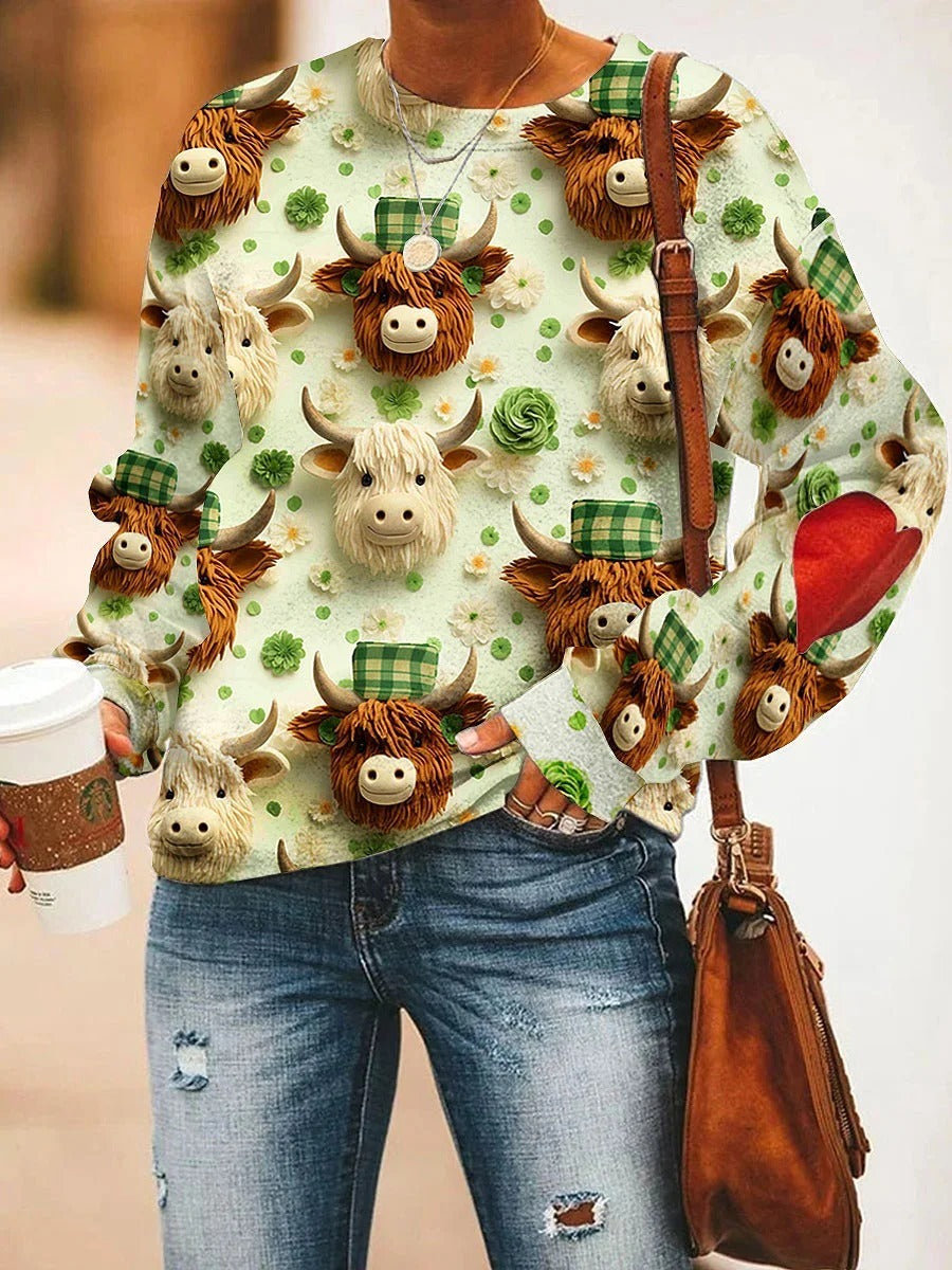 Loose Casual And Comfortable Round Neck Temperament Commute Style Sweater