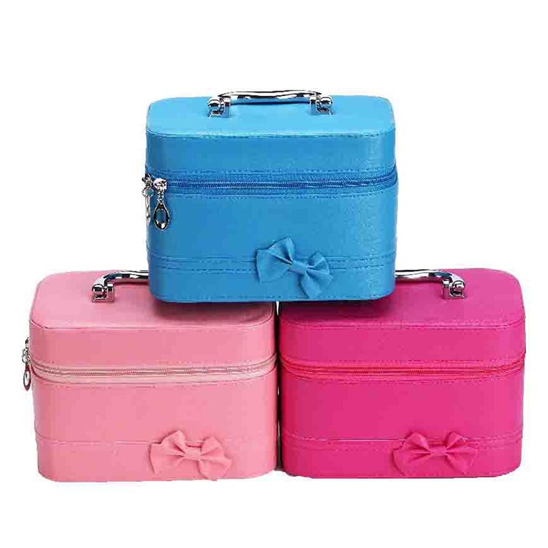 Cute And Fashionable Women's Box Storage Bag Cosmetic Case