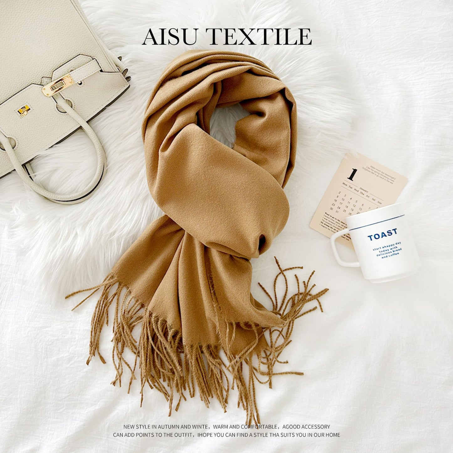 Cashmere Multi Color Warm Scarf