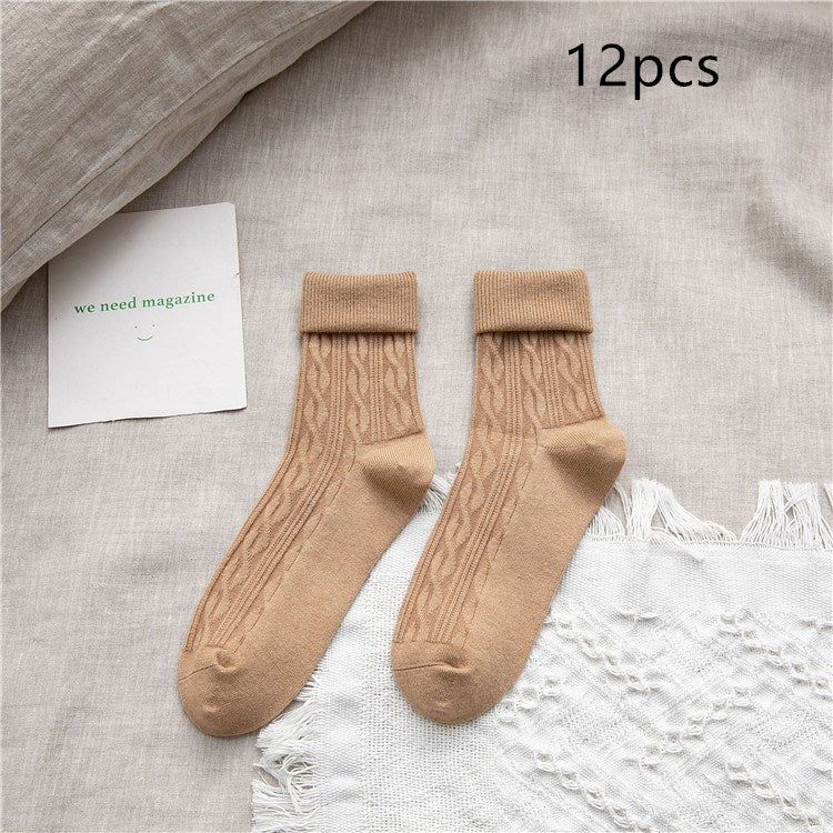 Japanese warm cotton socks