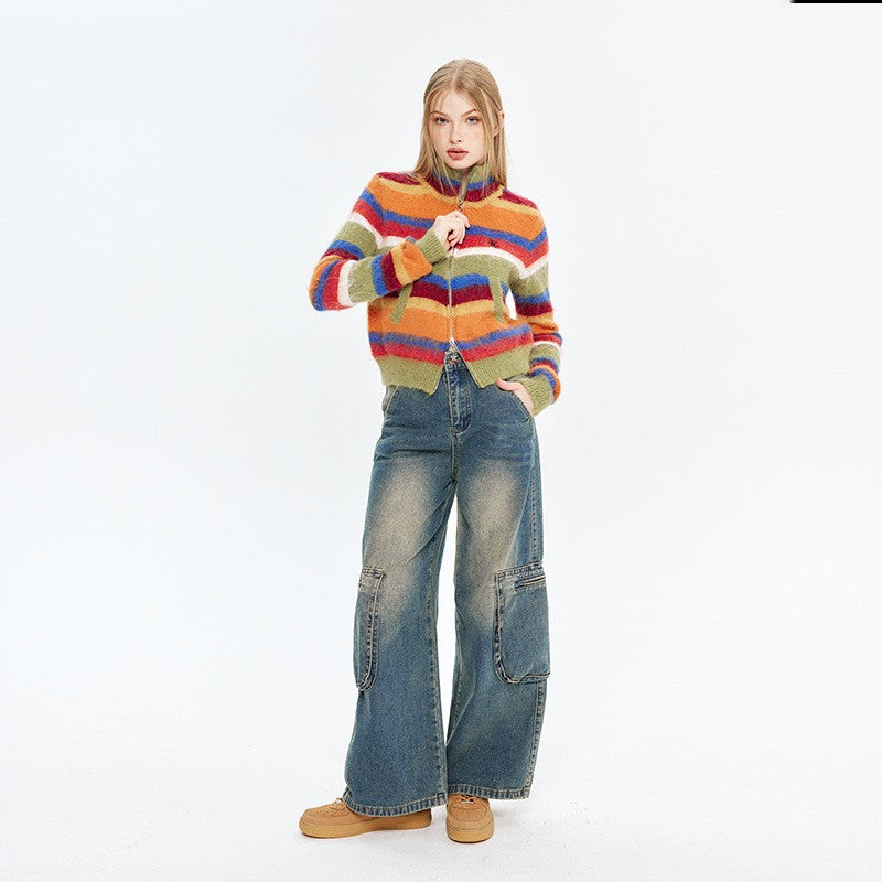 Women's Cardigan Knitted Short Sweater