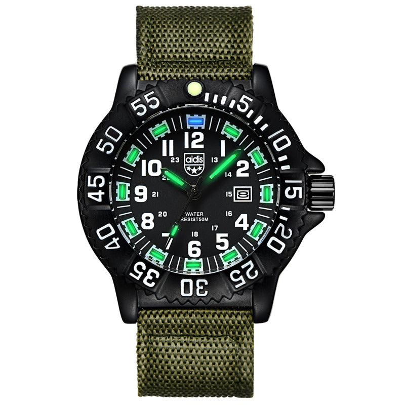 Outdoor sports luminous watch