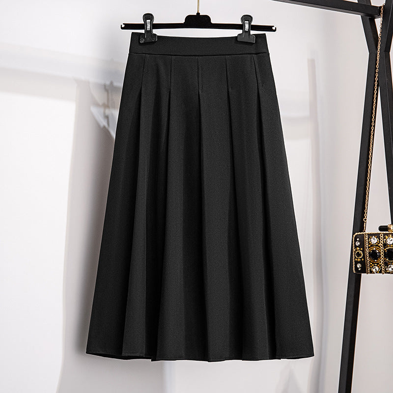 Line Skirt Slimming And Fashionable Summer Skirt Fat Sister Plus Size