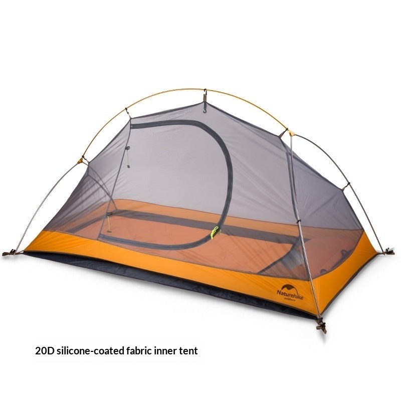 Ultralight 20D Silicone-Coated Nylon Solo Camping Hiking Cycling Tent