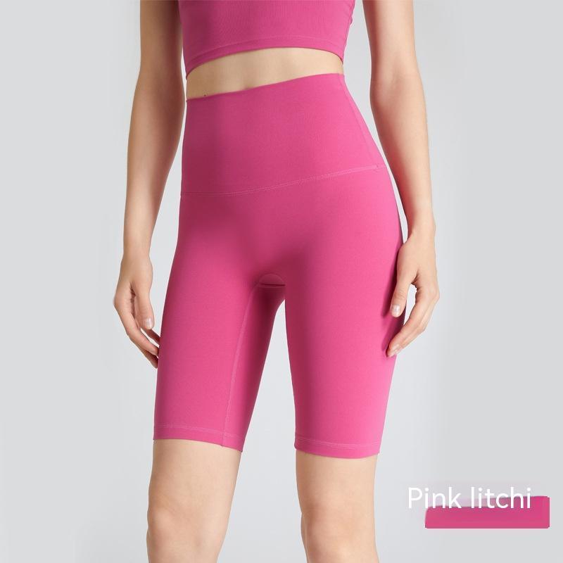 Nylon High Waist Lift Shorts Tight Sports