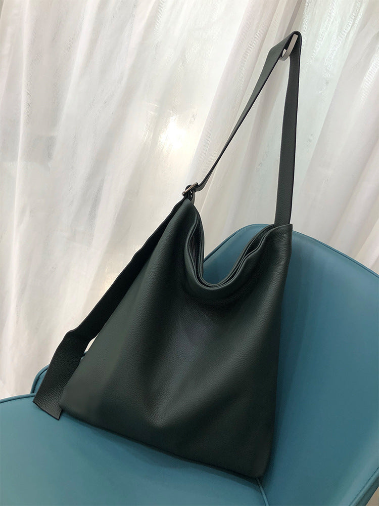 New Top Layer Cowhide Natural Fall Crossbody Shoulder Bag