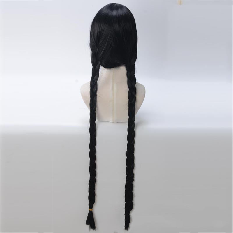 Double twist braid black