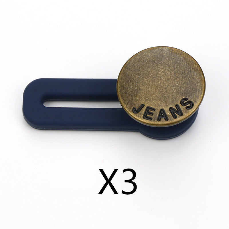 No Sew Jeans With Adjustable Expansion Waist Button