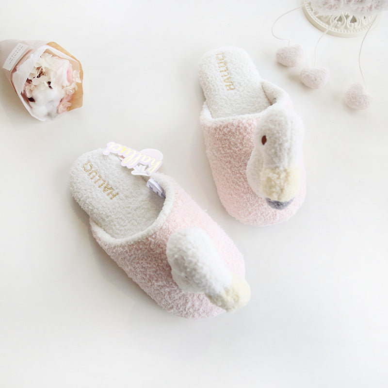 Winter soft non-slip indoor home slippers