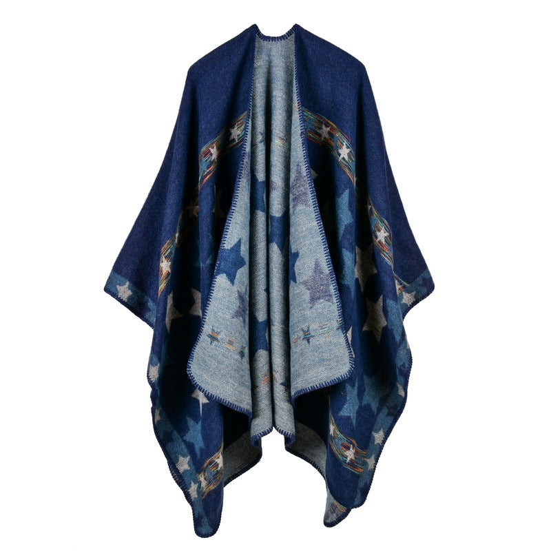Imitation cashmere shawl