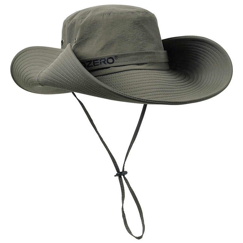 Outdoor Sun Protection Fishing Hat For Men And Women With Wide Brim In Summer