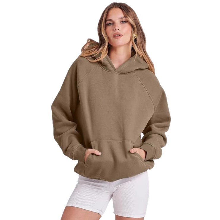 Womens Vintage Hoodie Versatile And Thick