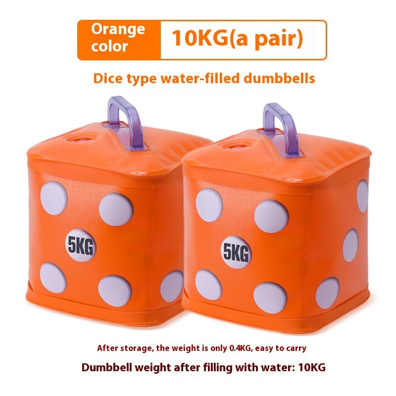 Fitness Dumbbell 7kg10kg A Pair Of Portable Water Injection Household