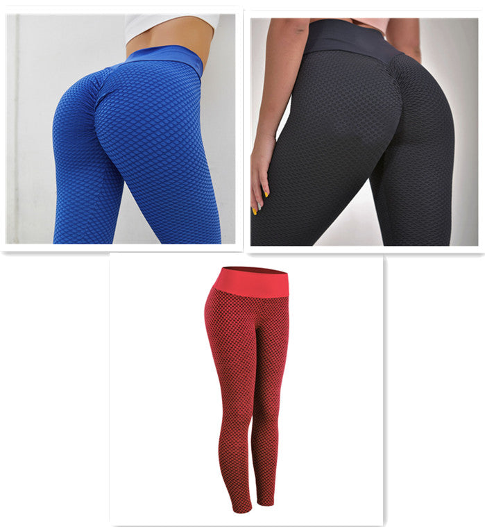 Ternede Leggings Fitness Yogabukser Til Kvinder Sømløse High Waist Leggings Åndbare Gym