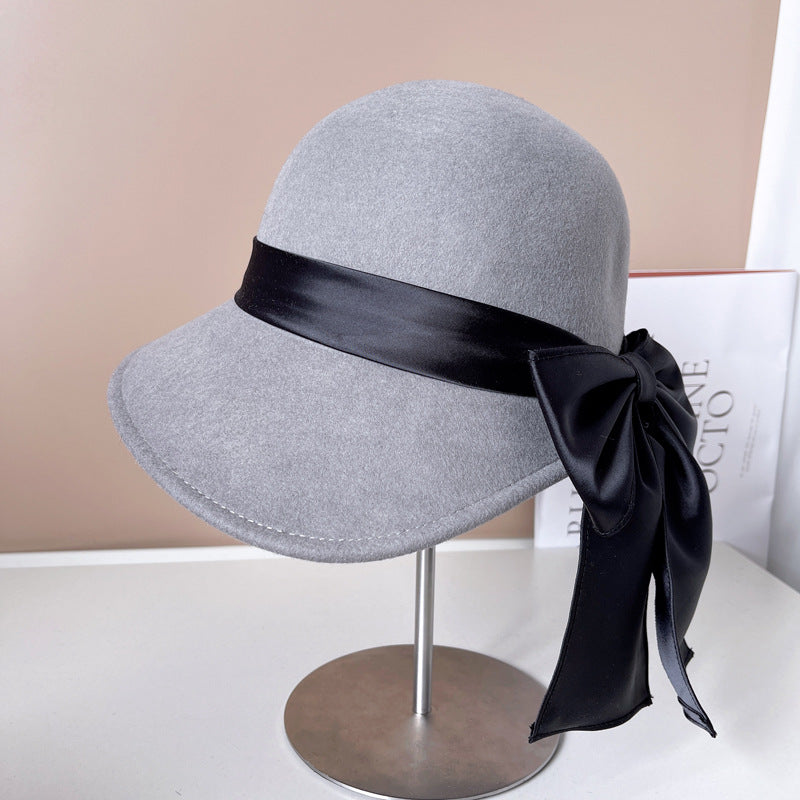 Bow Fisherman Hat Children's Autumn And Winter Warm