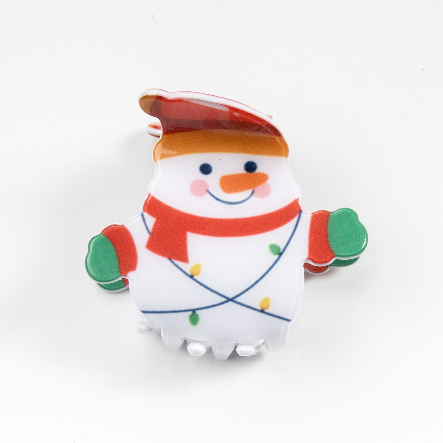 Christmas-themed Cute Gloves, Snowman, And Cookie Hair Clips