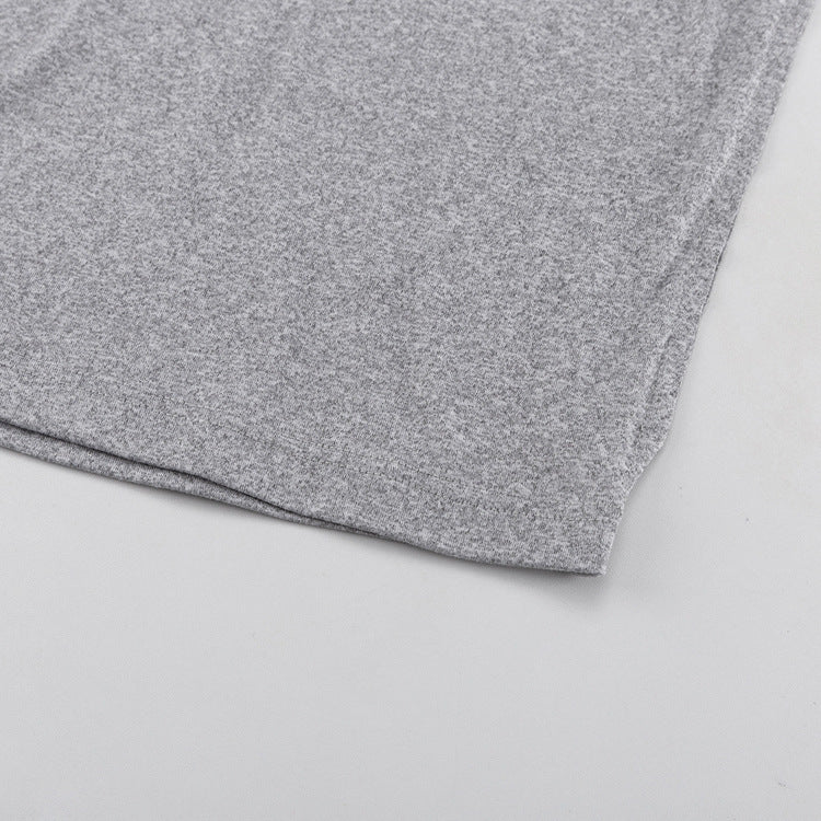 Sleeveless Backless Camisole Top And Elastic Waist Trousers Two-piece Set