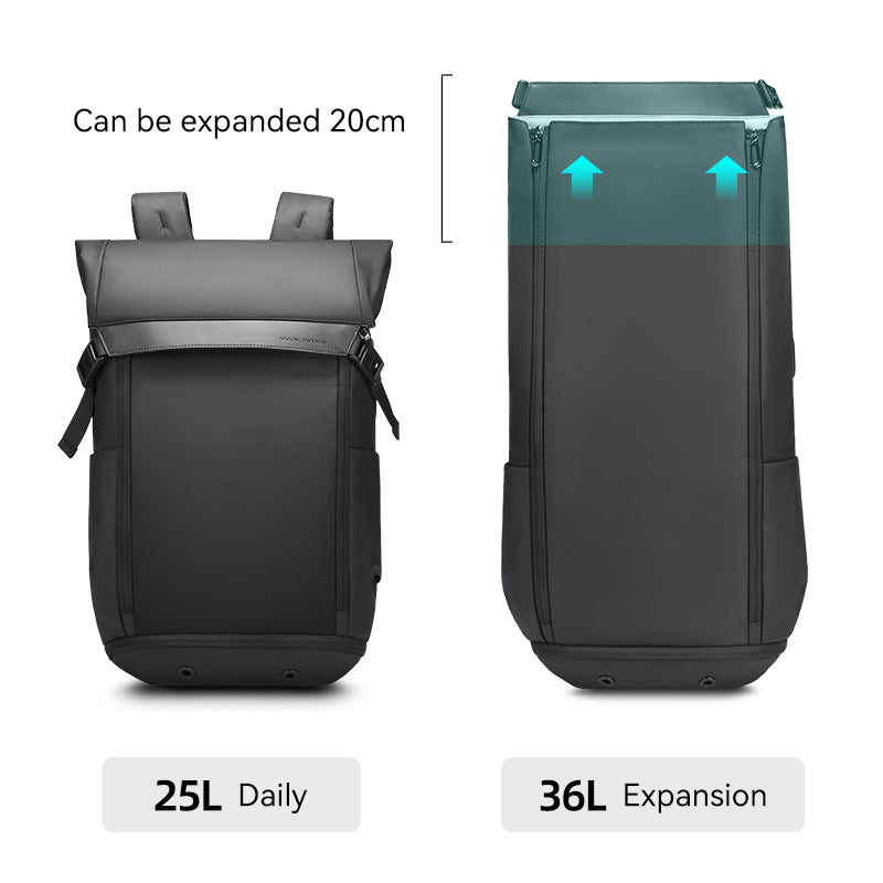 Men's Large Capacity Foldable And Expandable Backpack