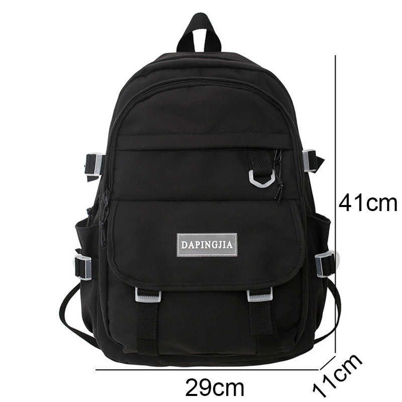 Waterproof White College Backpack