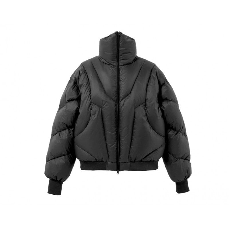 Mens High-neck Cotton Jacket Winter Short-style Streetwear