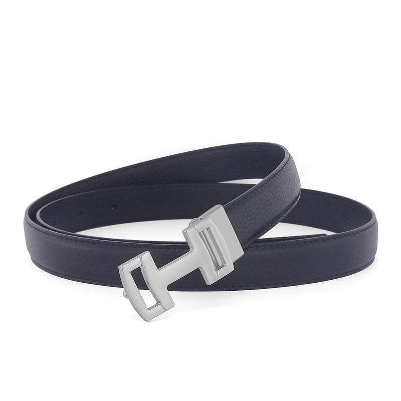 Women's Fashionable And Casual Cowhide Thin Belt