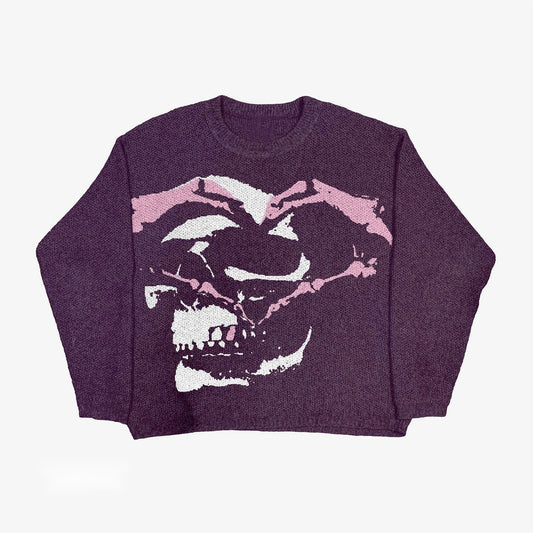 Men's Casual Round Neck Loose Pullover Sweater