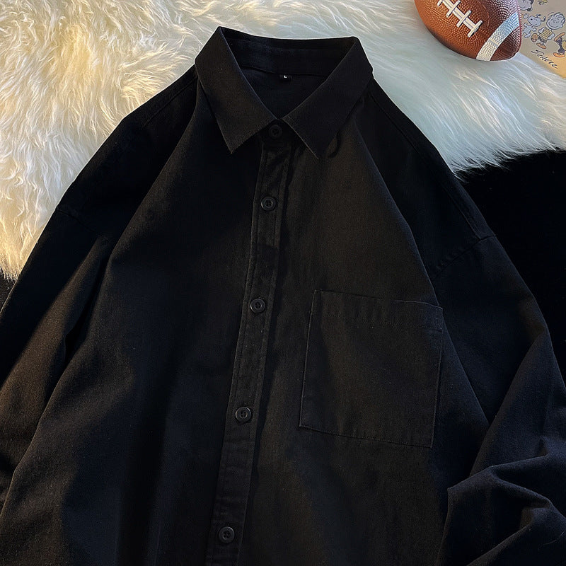 Casual Layered Base-Layer Cotton Shirt