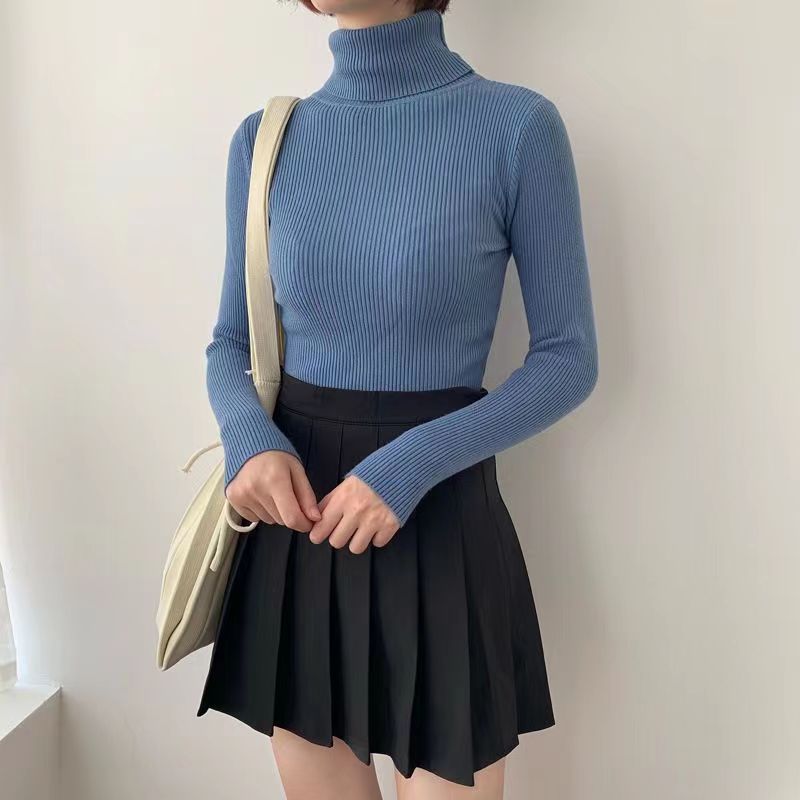 Turtleneck Knitted Sweater For Women AutumnWinter New Arrival