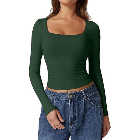 Autumn Y2K Sexy Slimming T-Shirt For Women