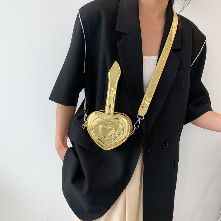 Women's Fashion Creative Heart Crossbody Bag