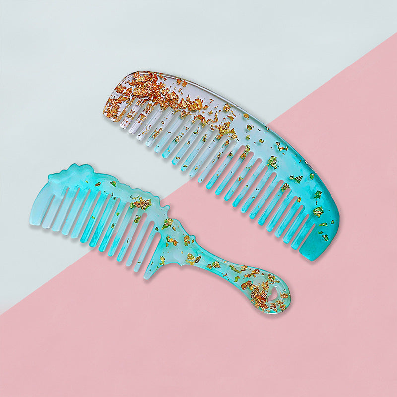 Women's Popular Comb Mold Crystal Glue