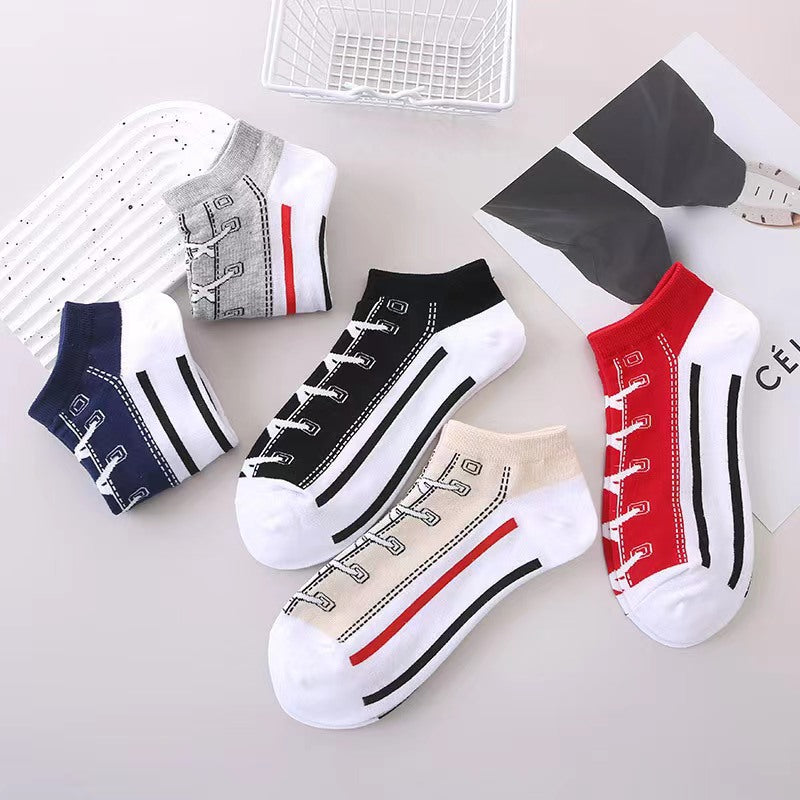 Women's Fashionable All-match Canvas Shoes Socks