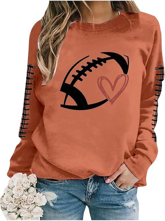 Dame Sweatshirt Baseball Uniform Trykt Langærmet Trøje Sweatshirt