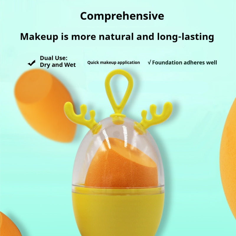 Non-latex Dual-use Sponge Gourd Water Drop Beveled Makeup Sponge