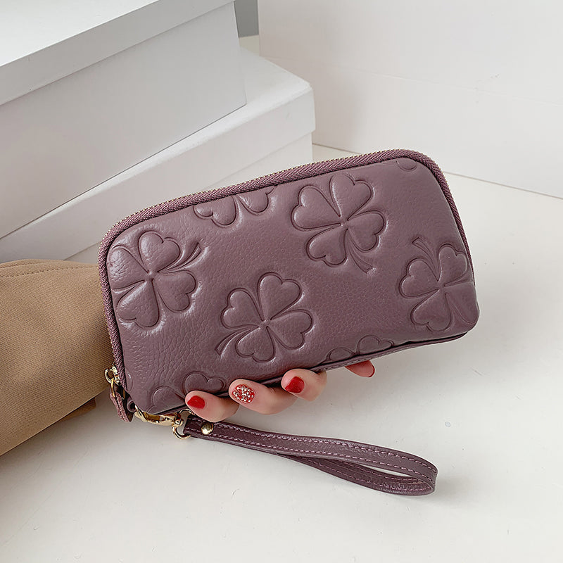 Women's Fashion Head Layer Cowhide Clutch Bag
